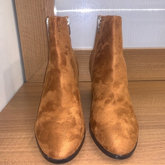 Nine West Neva Brown Fabric Boots 9.5 - Picture 12 of 13